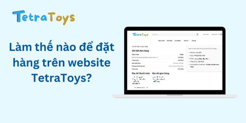 Làm thế nào để đặt hàng trên website TetraToys